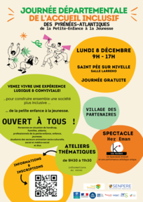 Journée Départementale de l'accueil inclusif de la petite enfance à la jeunesse